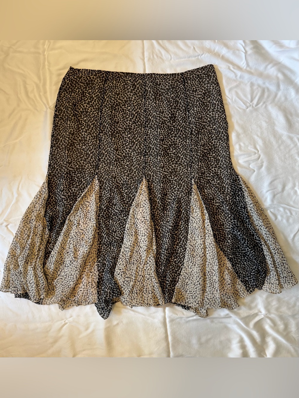 VTG Plus Size Y2K Fairy Hem Maxi Skirt